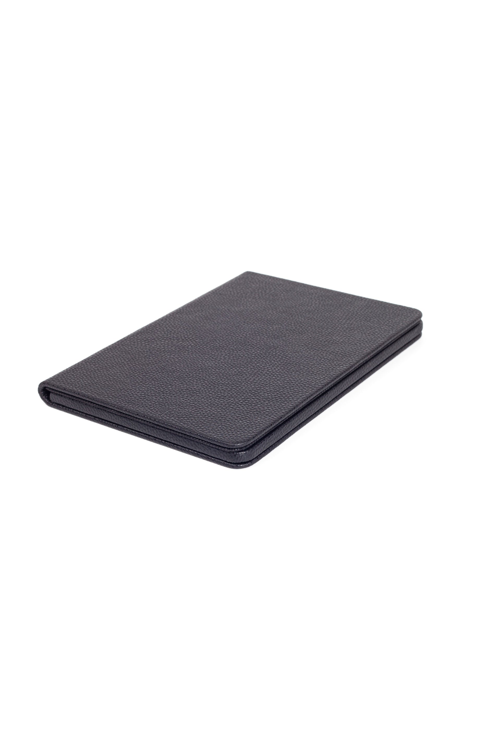 Leather Account Pad Black - Ticket - Account Container