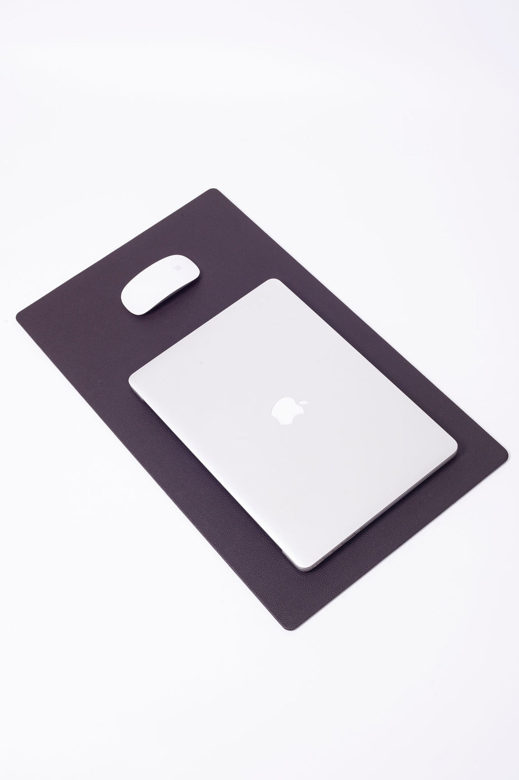 حصيرة مكتب جلدية بني 60 × 35 سم