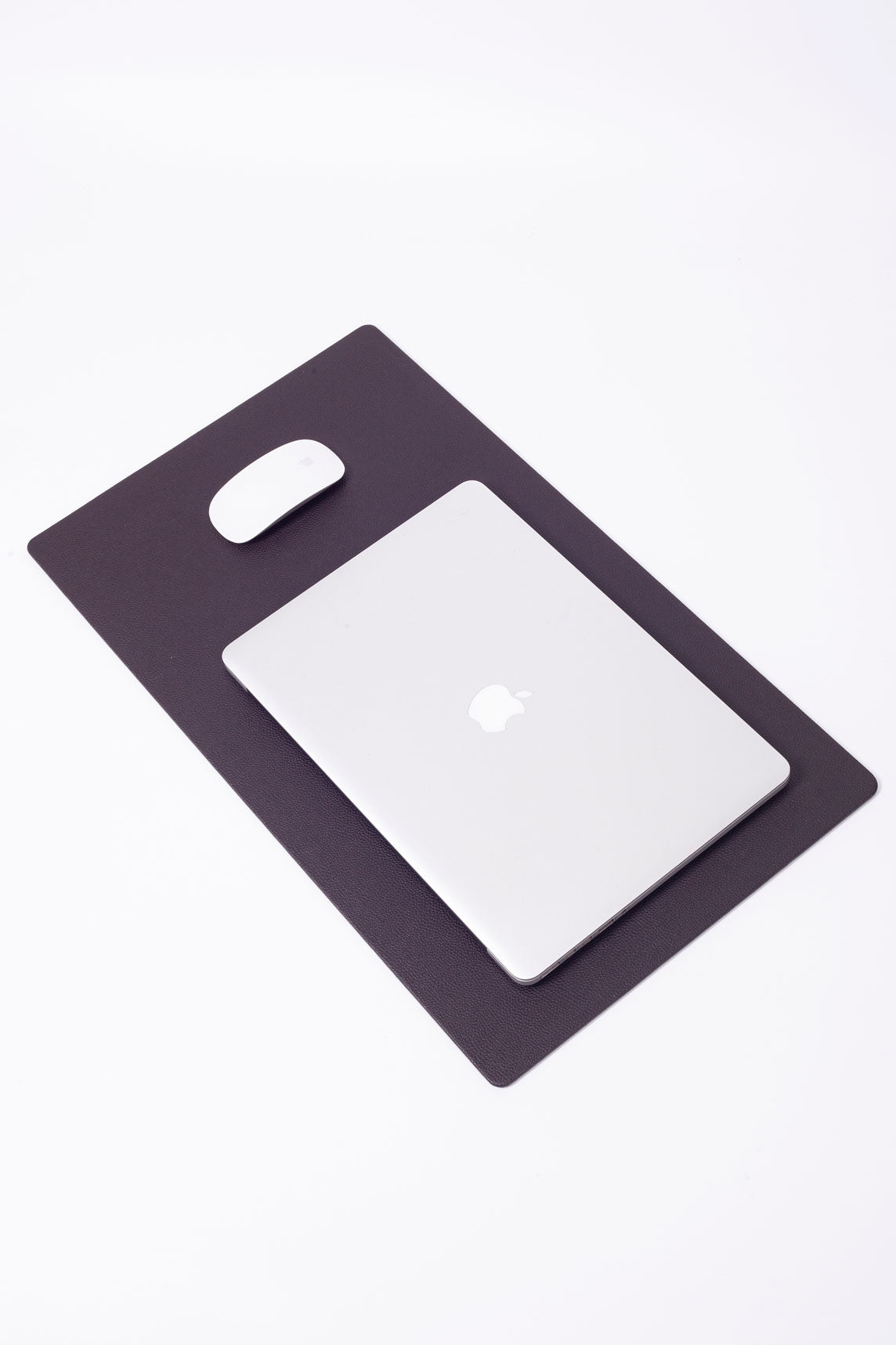 حصيرة مكتب جلدية بني 60 × 35 سم