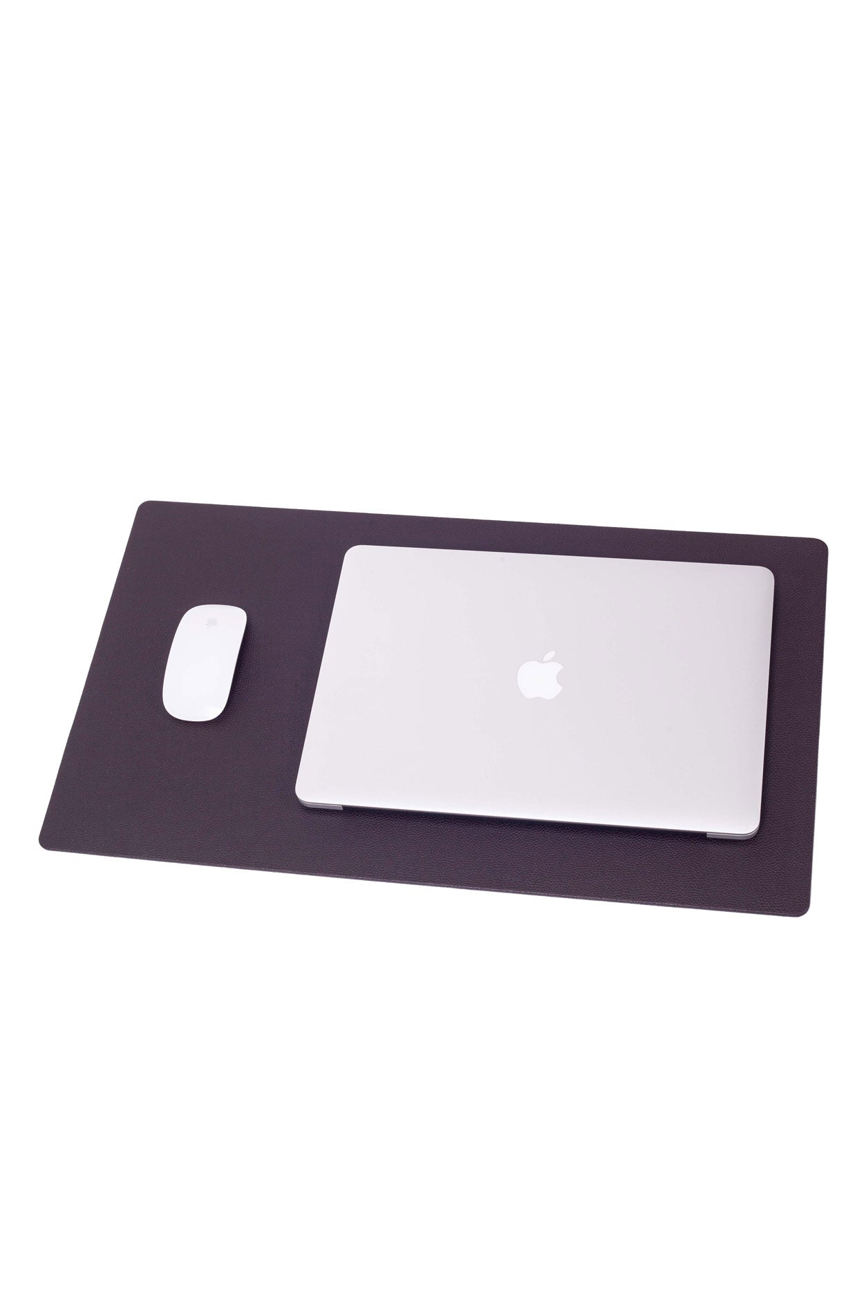 حصيرة مكتب جلدية بني 60 × 35 سم