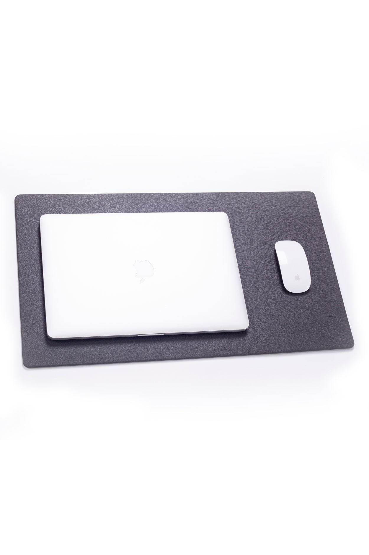 حصيرة مكتب جلدية باللون الأنثراسايت مقاس 60 × 35 سم