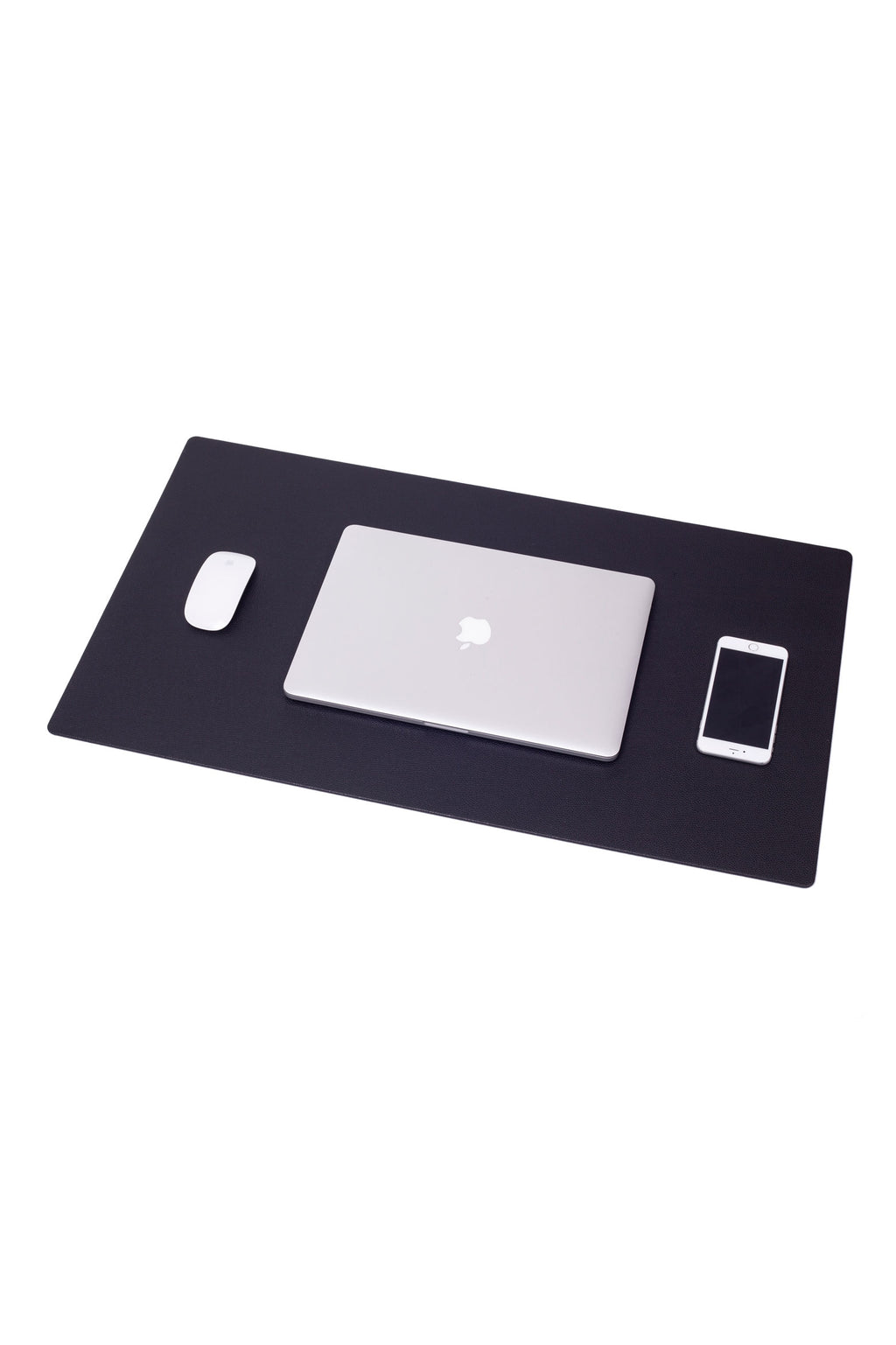 مكتب جلدي أسود 80 × 45 سم