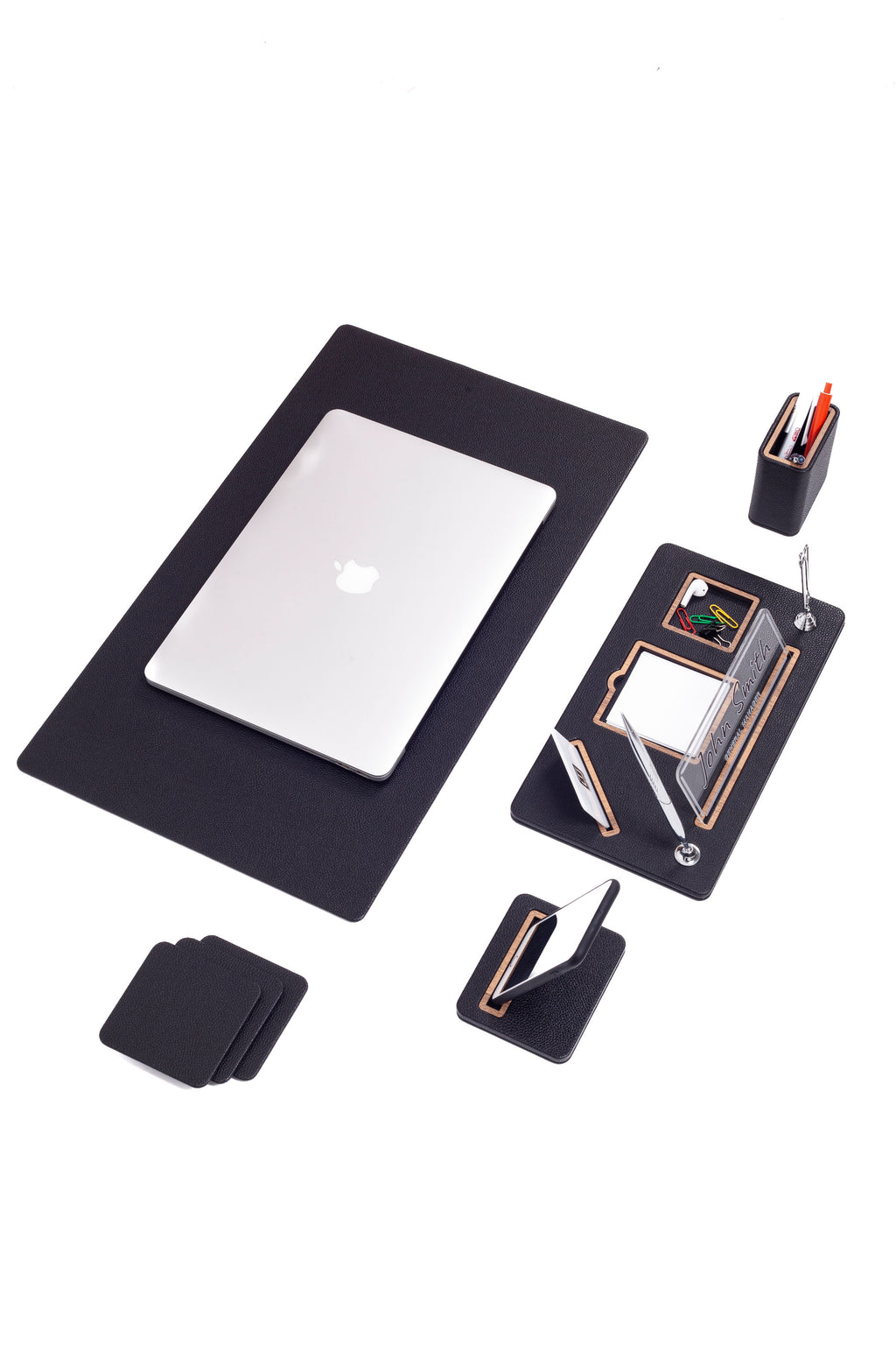 طقم مكتب جلدي رويال مكون من 5 قطع