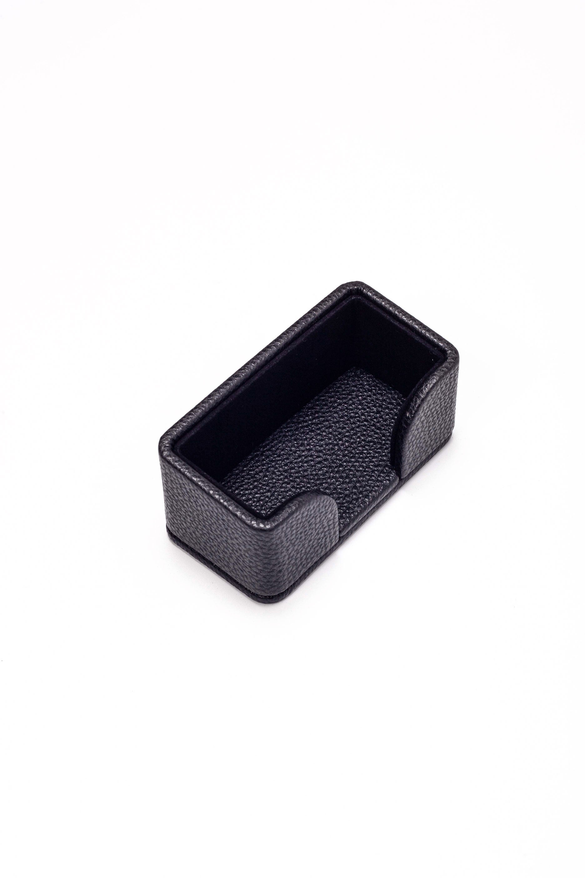 طقم مكتب جلد فيليكس أسود من 5 قطع