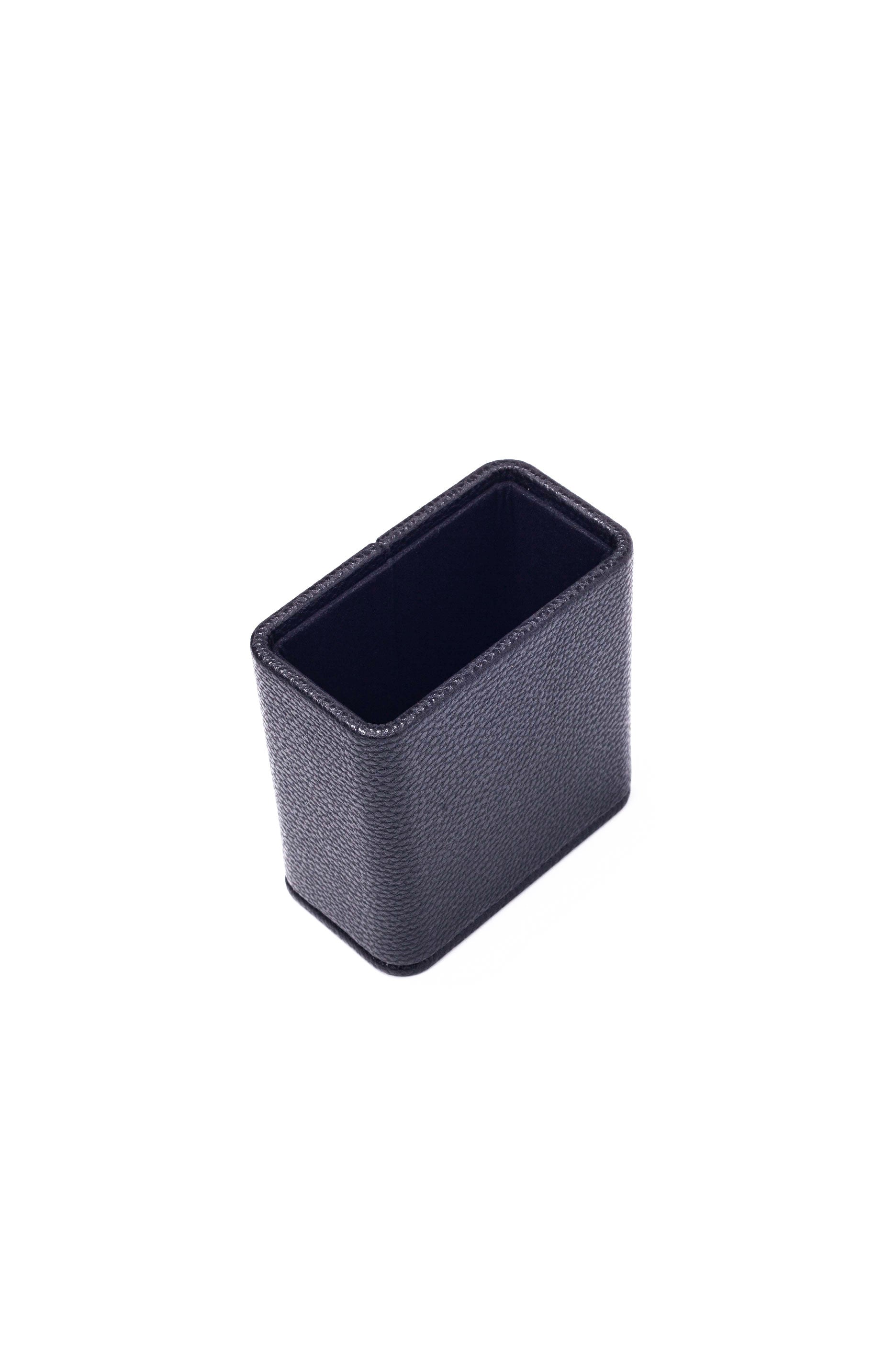 طقم مكتب جلد فيليكس أسود من 5 قطع