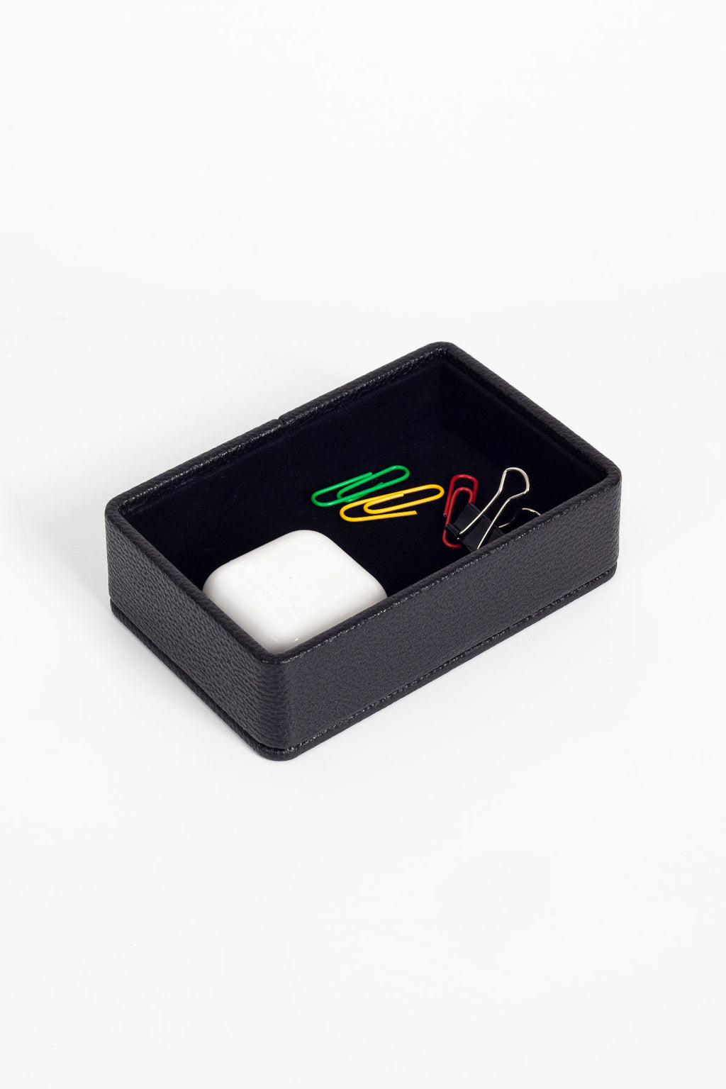 مجموعة منظم سطح المكتب الجلدية Felix Plus، 3 قطع، باللون الأسود