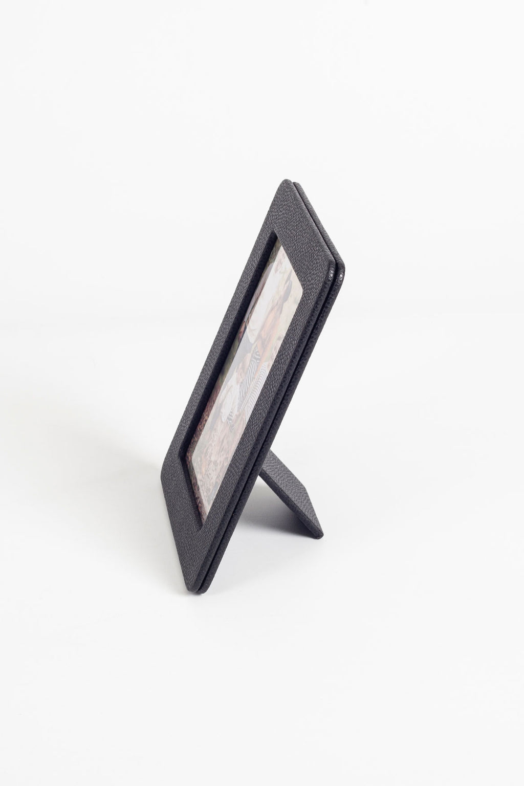 Leather Photo Frame Black