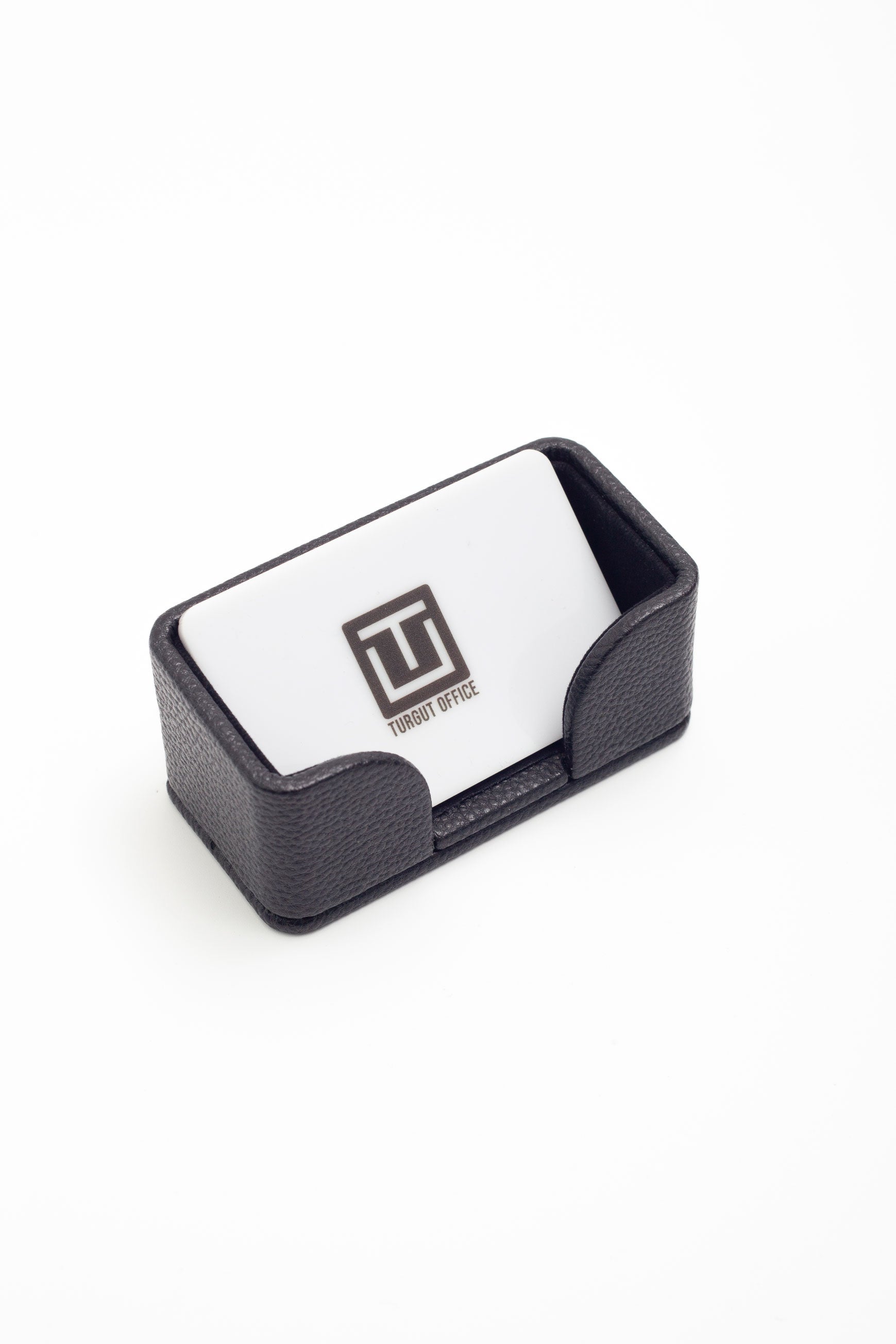 حامل بطاقات عمل من الجلد الأسود من فيليكس